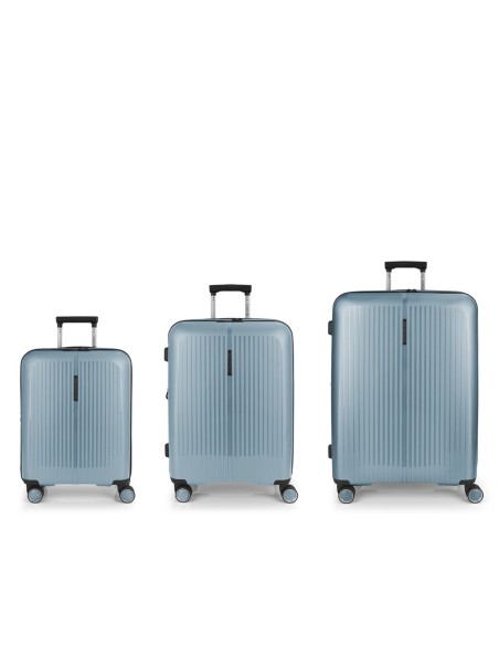 Set 3 Maletas C22-M-L Gabol Brooklyn Azul Claro Juego de ...