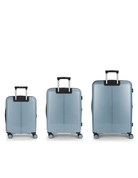 Set 3 Maletas C22-M-L Gabol Brooklyn Azul Claro Juego de ...