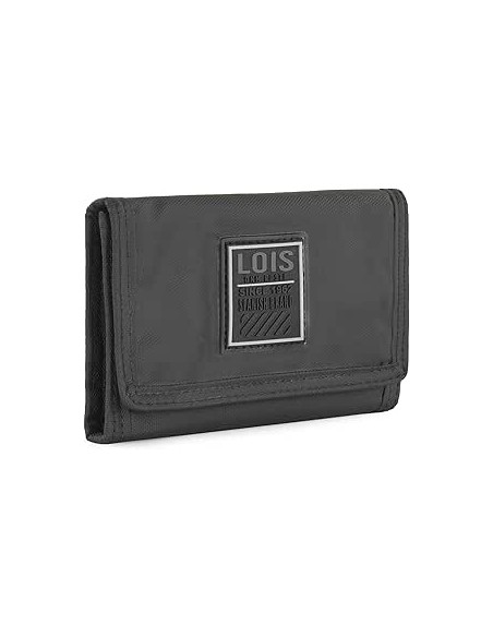 Cartera De Hombre Lois Cooper En Lona Negro Cartera De Hombre Lois Cooper En Lona Negro