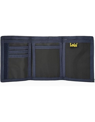 Cartera De Hombre Lois Cooper En Lona Azul