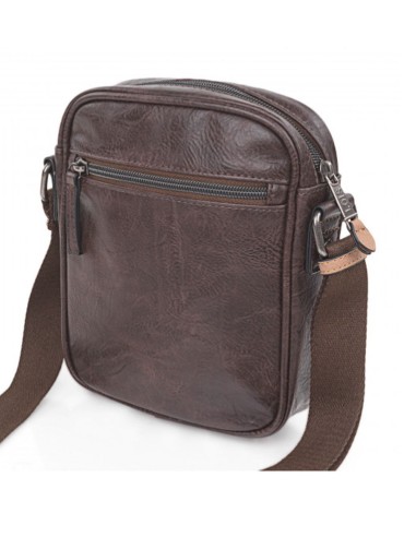 Bandolera De Hombre Lois Warren Marrón
