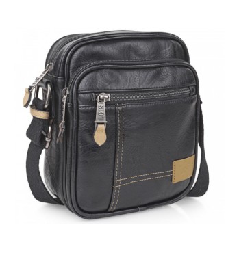 Bolso Bandolera Hombre Lois Warren Negro