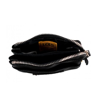 Monedero Doble Lois Ellen Negro 2
