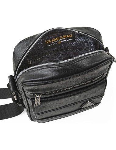 Bandolera De Hombre Lois Haltom Negro