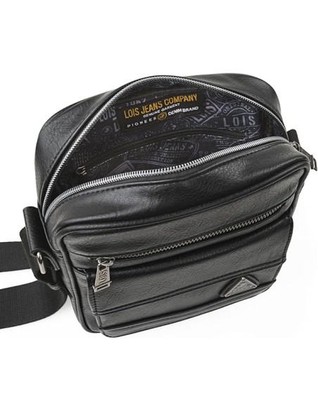 Bandolera De Hombre Lois Haltom Negro Bandolera De Hombre Lois Haltom Negro