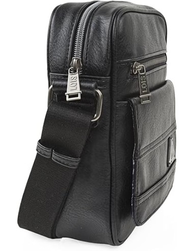 Bandolera De Hombre Lois Haltom Negro