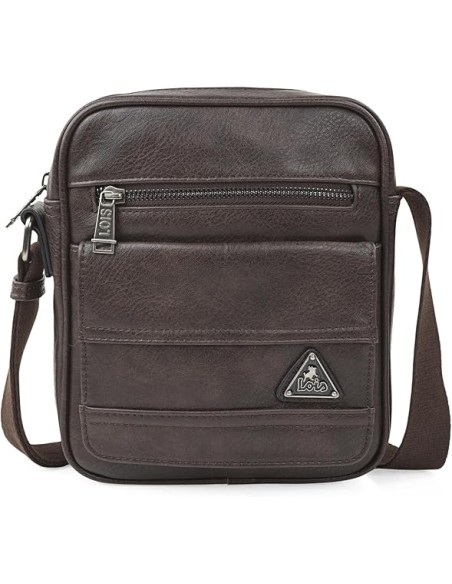 Bandolera De Hombre Lois Haltom Marrón