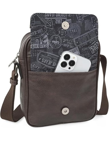 Bandolera De Hombre Lois Haltom Marrón