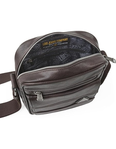 Bandolera De Hombre Lois Haltom Marrón