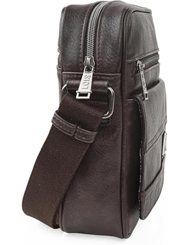 Bandolera De Hombre Lois Haltom Marrón