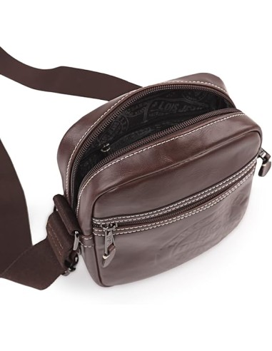 Bolso Bandolera Hombre Desert Marrón