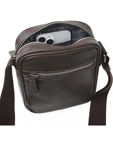 Bandolera De Hombre Lois Haltom Marrón