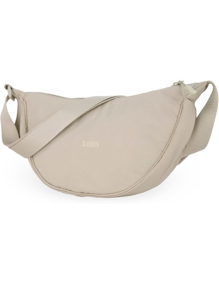 Bolso Bandolera Lois Tweedy Beige