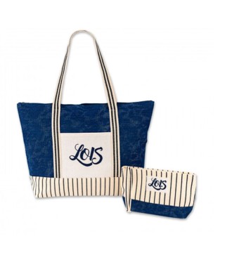 Pack Playera/Neceser De Mujer/Hombre Lois Galwey En Poliéster-Algodón