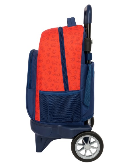 MOCHILA GDE. C/RUEDAS COMPACT EVOL. EXT. SUPER MARIO "TRICK"