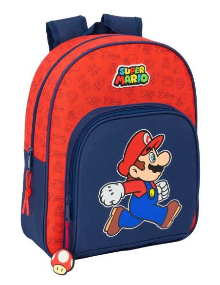 MOCHILA INFANTIL ADAPT.CARRO SUPER MARIO "TRICK"