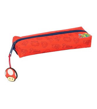 PORTATODO RECTANGULAR C/GOMA ELAST. 22CM SUPER MARIO "TRICK"