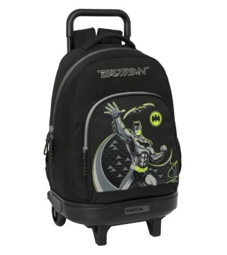 MOCHILA GDE. C/RUEDAS COMPACT EXTRAIBLE BATMAN "GAME OVER"