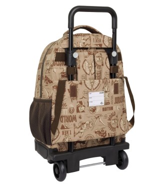 MOCHILA GDE. C/RUEDAS COMPACT EXT.SIMPLE JURASSIC WORLD 2