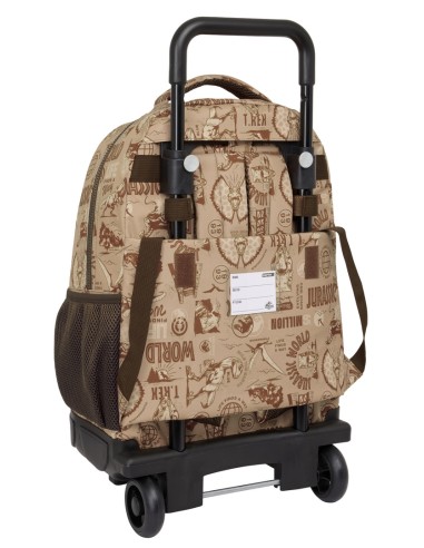 MOCHILA GDE. C/RUEDAS COMPACT EXT.SIMPLE JURASSIC WORLD