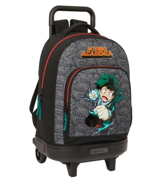 MOCHILA GDE. C/RUEDAS COMPACT EXTRAIBLE MY HERO ACADEMIA | Comprar ...