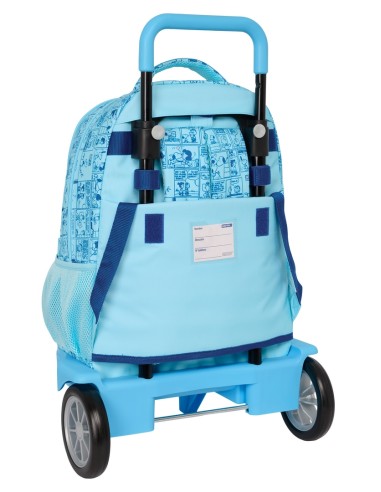 MOCHILA GDE. C/RUEDAS COMPACT EVOL. EXT. SNOOPY "LOVE"