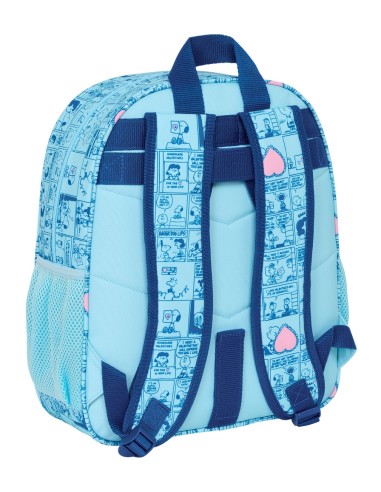 MOCHILA JUNIOR ADAPT.CARRO SNOOPY "LOVE"