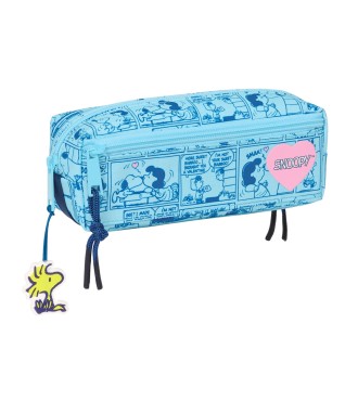 PORTATODO TRIPLE PEQ. C/GOMA ELAST. 20CM SNOOPY "LOVE"