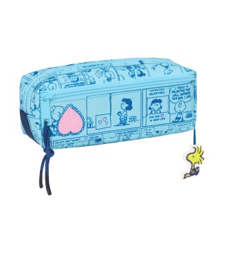 PORTATODO TRIPLE PEQ. C/GOMA ELAST. 20CM SNOOPY "LOVE" 2