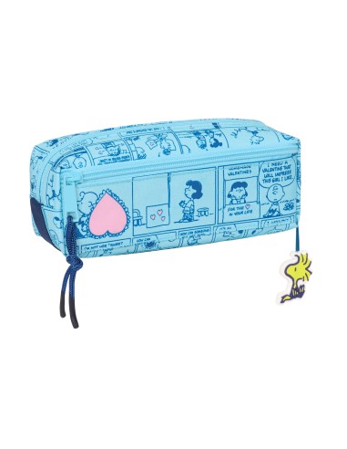 PORTATODO TRIPLE PEQ. C/GOMA ELAST. 20CM SNOOPY "LOVE"