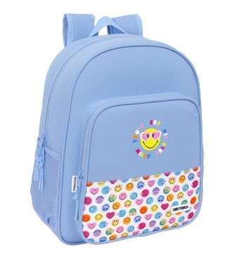 MOCHILA JUNIOR ADAPT.CARRO RECICLADO SMILEY WORLD "JOYFUL"