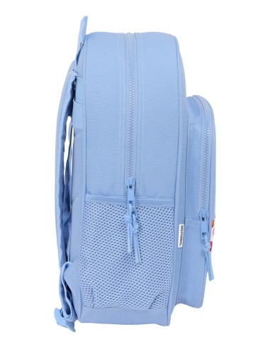 MOCHILA JUNIOR ADAPT.CARRO RECICLADO SMILEY WORLD "JOYFUL"