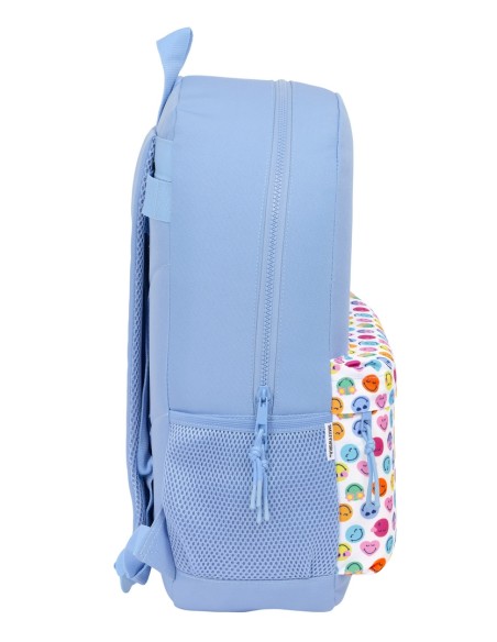 MOCHILA ADAPT.CARRO RECICLADO SMILEY WORLD "JOYFUL" MOCHILA ADAPT.CARRO RECICLADO SMILEY WORLD "JOYFUL"