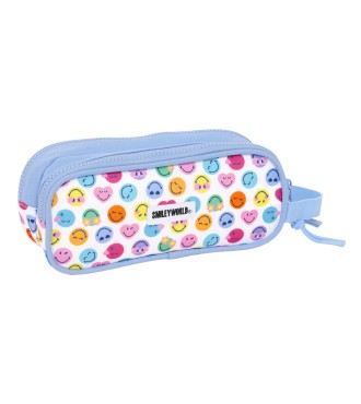 PORTATODO DOBLE RECICLADO SMILEY WORLD "JOYFUL" 2