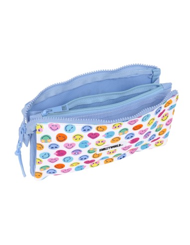 PORTATODO TRIPLE RECICLADO SMILEY WORLD "JOYFUL"