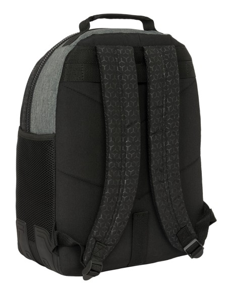 MOCHILA DOBLE ADAPT.CARRO RECICLADO BLACKFIT8 "OLD SCHOOL"