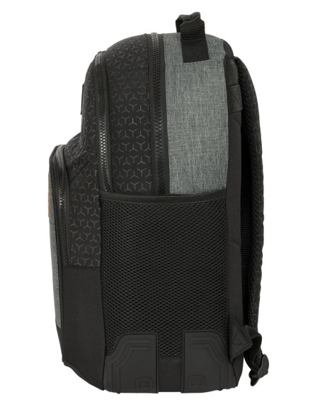 MOCHILA DOBLE ADAPT.CARRO RECICLADO BLACKFIT8 "OLD SCHOOL"