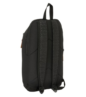 MINI MOCHILA CREMALLERA VERTICAL RECICL. BLACKFIT8 "OLD SCHOOL" 2