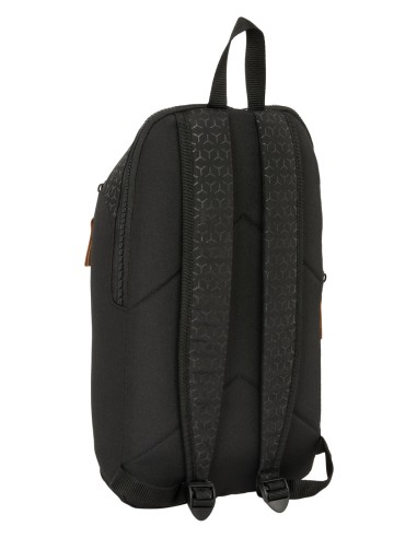 MINI MOCHILA CREMALLERA VERTICAL RECICL. BLACKFIT8 "OLD SCHOOL"