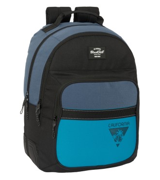 MOCHILA DOBLE ADAPT.CARRO RECICLADO BLACKFIT8 "CALIFORNIA"