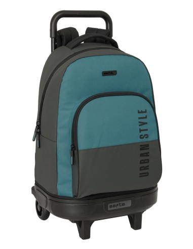 MOCHILA GDE. C/RUEDAS COMPACT EXTRAIBLE SAFTA "URBAN STYLE"