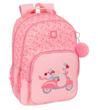 MOCHILA DOBLE ADAPT.CARRO RECICLADO MOOS "PASSION"