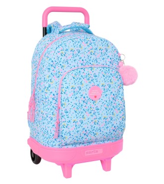 MOCHILA GDE. C/RUEDAS COMPACT EXTRAIBLE VMB "PARAÍSO"