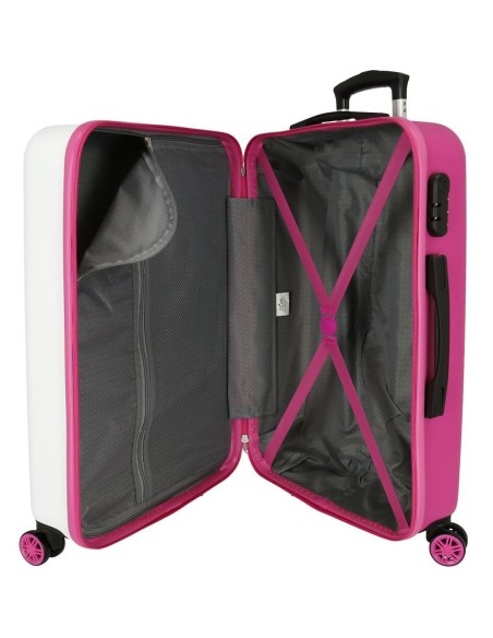 4041241 TROLLEY ABS 65CM. 4R. ADORABLE STITCH BLANCO 4041241 TROLLEY ABS 65CM. 4R. ADORABLE STITCH BLANCO