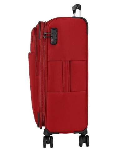 5318424 SET/3 TROLLEY PES 55-66-77CM. 4R. MOVOM ATLANTA ROJO