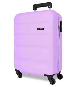 584916F TROLLEY ABS 55CM. 4R. ROLL ROAD FLEX MALVA