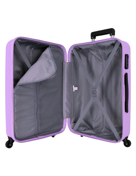 584936F TROLLEY ABS 75CM. 4R. ROLL ROAD FLEX MALVA 584936F TROLLEY ABS 75CM. 4R. ROLL ROAD FLEX MALVA