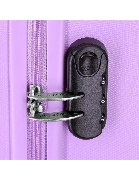 584936F TROLLEY ABS 75CM. 4R. ROLL ROAD FLEX MALVA 584936F TROLLEY ABS 75CM. 4R. ROLL ROAD FLEX MALVA