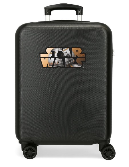 4561141 TROLLEY ABS 55CM. 4R. STAR WARS RETRO NEGRO