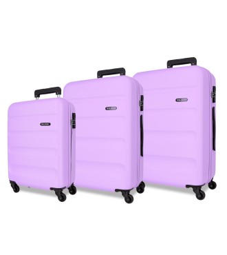 584946F SET/3 TROLLEY ABS 55-65-75CM. 4R. ROLL ROAD FLEX MAL